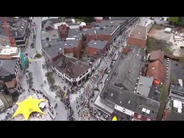 Een 'drone'movie van de Sahara City Run - Lommel