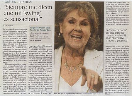 Een eigen foto in 'El Pais' - Neerpelt