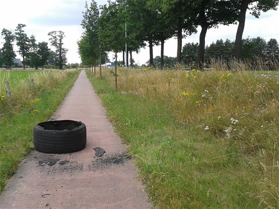 Een fiets met grote banden - Peer