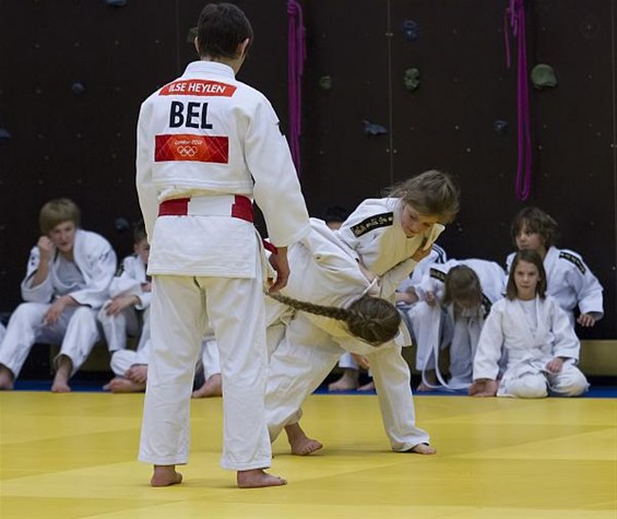 Een gastcollege van judoka Ilse Heylen - Neerpelt