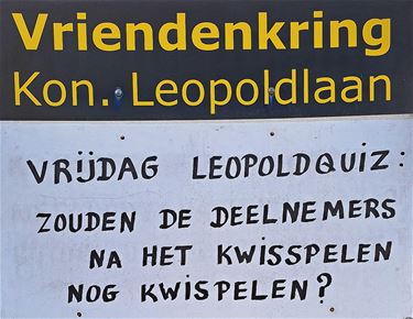 Een Leopoldquiz op de Leopoldlaan - Lommel