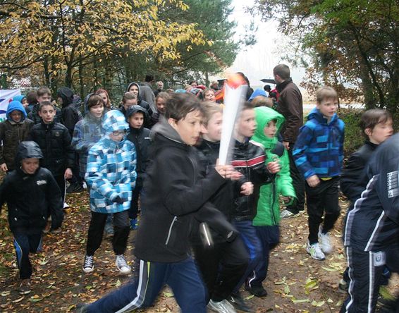 Een loopparcours in Holheide - Overpelt