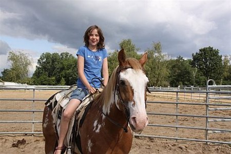 Een meisje en haar pony - Hamont-Achel