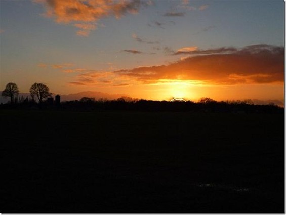 Een mooie zonsondergang - Meeuwen-Gruitrode