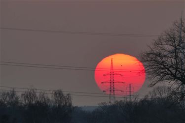 Een mooie zonsondergang - Beringen