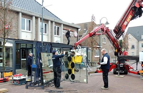 Een terras bij het parochiehuis - Neerpelt