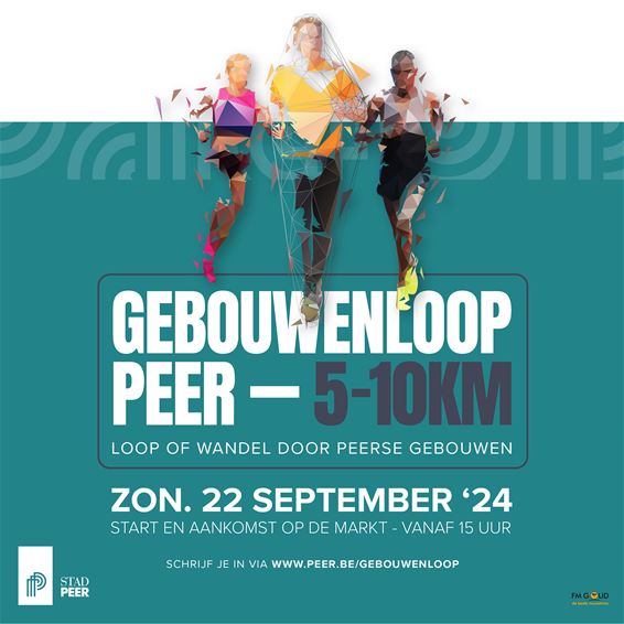 Eerste Gebouwenloop op 22 septembder - Peer