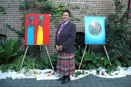 Eerste tentoonstelling in patio - Neerpelt