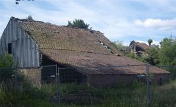 Eerste werken aan Hoeve Vermeulen - Peer