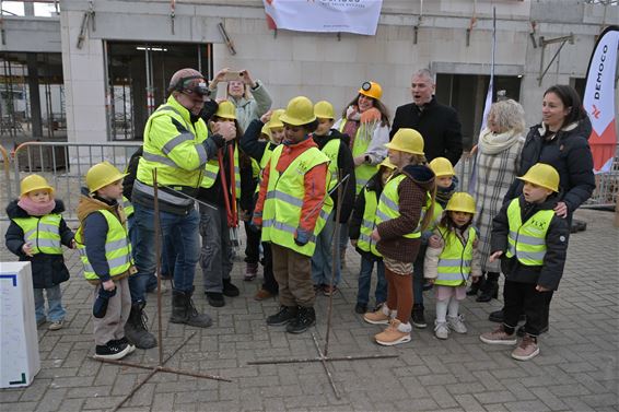 Eerstesteenlegging basisschool FLX - Leopoldsburg