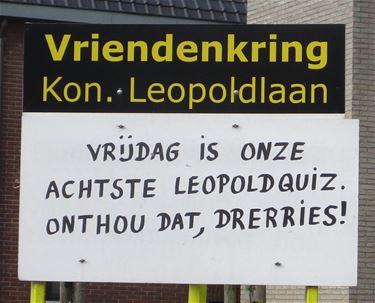 Eigen reclame in de Leopoldlaan - Lommel