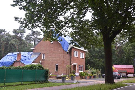 Enorme schade door hagelstorm - Lommel