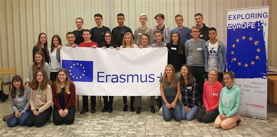 Erasmusstudenten in het college - Neerpelt