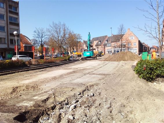 Even naar de werken aan de Witte Torenwal - Bree