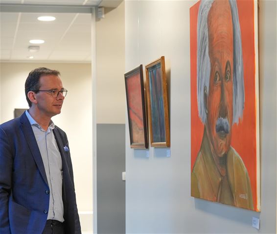 Expo ARTEM met burgemeester Beke - Leopoldsburg