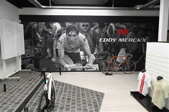 Expo rond Eddy Merckx en fietscafé bij Bike Valley - Beringen
