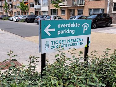 Extra borden voor ondergrondse parking - Beringen