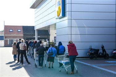 Extra hygiënische maatregelen bij supermarkten - Beringen