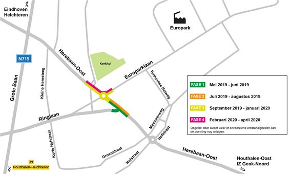 Fase 2 Herebaan-Oost start dinsdag - Houthalen-Helchteren
