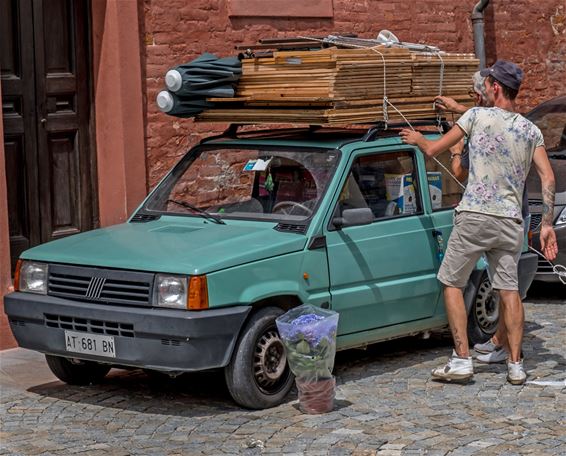 Fiat Panda, marktkramer én monument - Hechtel-Eksel