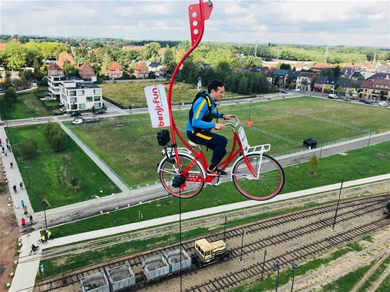 Fietsen in de lucht met Sky-Bikes - Beringen