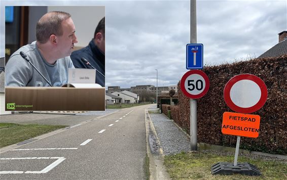 Fietspad achter Heuf tijdelijk afgesloten - Pelt