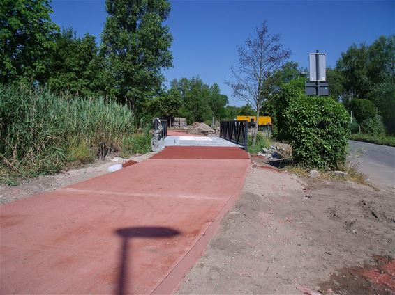 Fietspad in Barrier al bijna klaar - Lommel