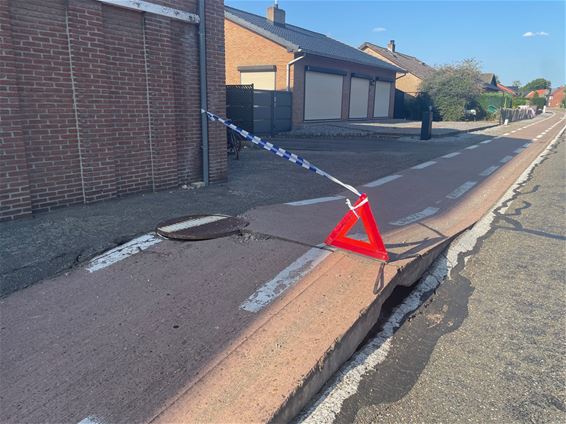 Fietspaden omhoog door hitte - Beringen