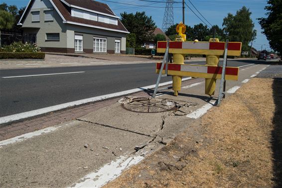 Fietspaden omhoog door hitte - Beringen