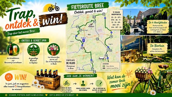 Bree - Fietsroute met kans op bierpakket