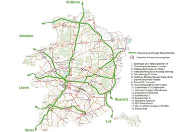 Fietssnelweg dwars door Beringen - Beringen