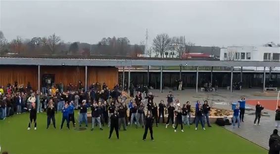 Flashmob tegen pesten - Beringen