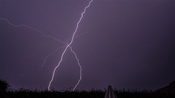 Flink onweer - Beringen