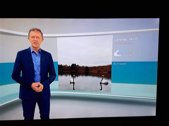 Foto van Giel (12) op VRT-weerbericht - Lommel