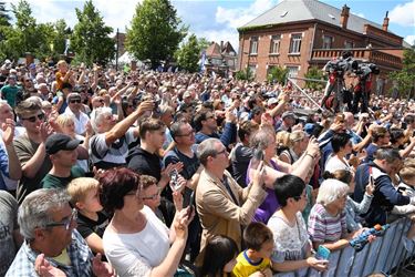 Geen publiek bij aankomst Baloise Tour - Beringen