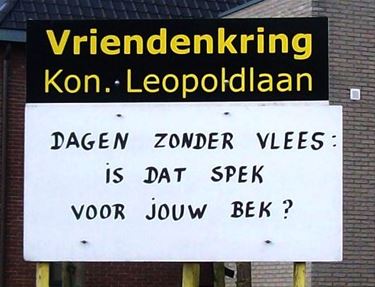 Géén vlees in de Leopoldlaan? - Lommel