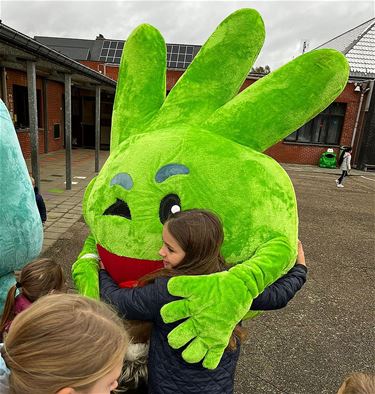 Gemeentemascottes voor de schoolkinderen - Pelt