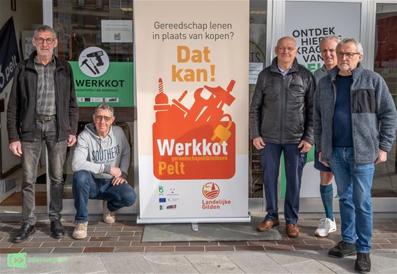 Gereedschap delen dankzij vrijwilligers - Pelt