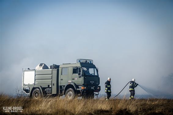 Geslaagde brandweeroefening op schietveld