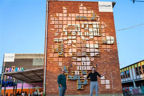 Gevelkunstwerk als nieuwe trekpleister op Lutgart - Beringen