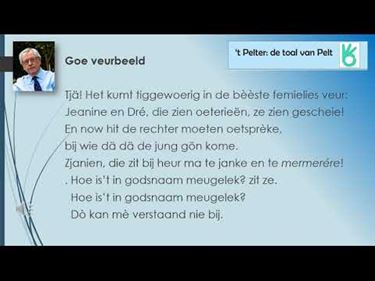 Goe veurbeeld - Pelt