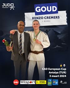 Goud voor Kenzo Cremers in Turkije - Hechtel-Eksel