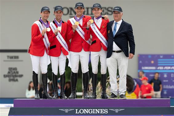 Goud voor Team België op EK jumping voor landen - Oudsbergen