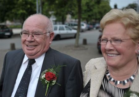 Gouden bruiloft in de J. Devriendtstraat - Overpelt