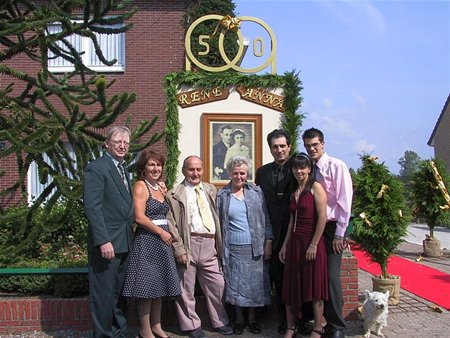 Gouden bruiloft in de Oude Pastorijstraat - Hamont-Achel