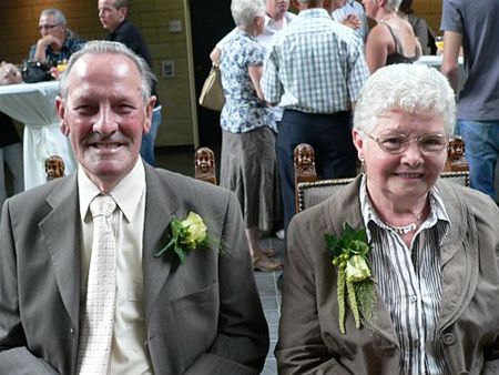 Gouden bruiloft in de Pater Pellensstraat - Neerpelt