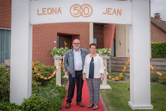 Gouden bruiloft in de Plataanstraat - Lommel