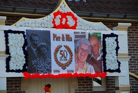Gouden bruiloft in de Watertorenstraat - Hamont-Achel