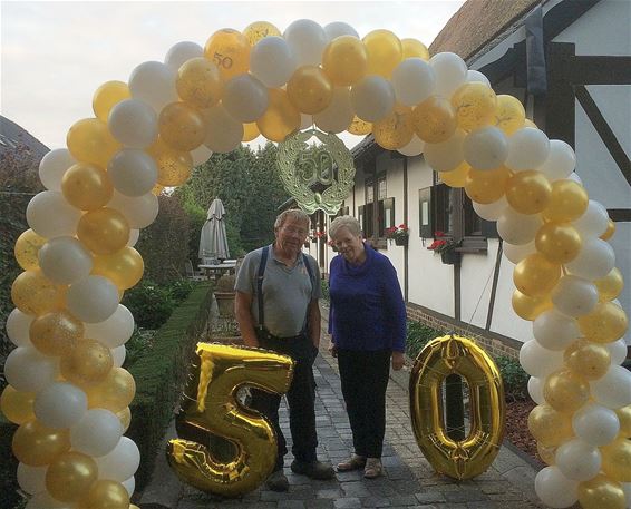 Gouden bruiloft in de Egstraat - Lommel