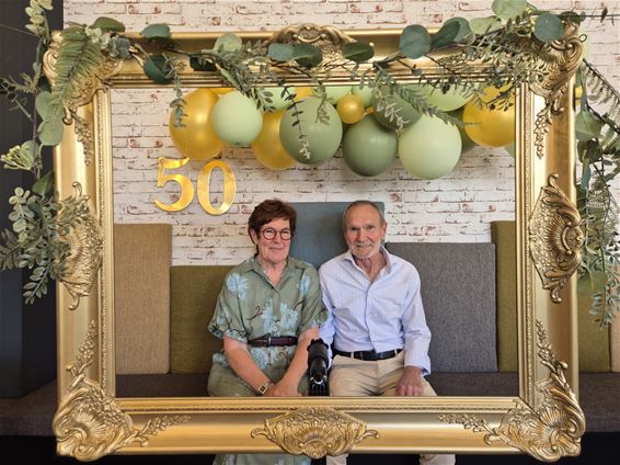 Pelt - Gouden bruiloft voor Sylvain en Ria